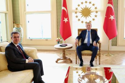 Cumhurbaşkanı Erdoğan, İhlas Holding Yönetim Kurulu Başkanı Ören’i kabul etti