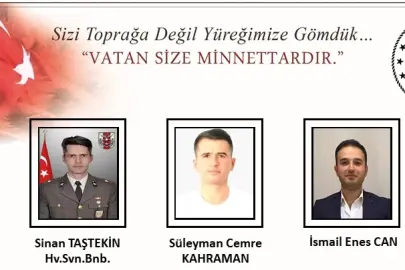 Cumhurbaşkanı Erdoğan’dan helikopter kazasındaki şehitlere taziye mesajı