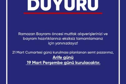 Didim Belediyesi’nden bayram öncesi pazar düzenlemesi