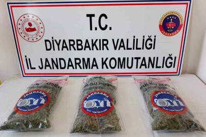 Diyarbakır’da 25 kilo esrar ele geçirildi