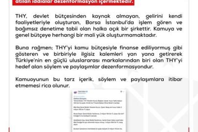 DMM’den THY’ye ilişkin iddialara açıklama