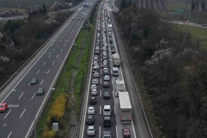 Dönüş yoğunluğu havadan görüntülendi