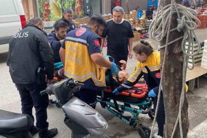 Ekipler yaşlı kadını kurtarmak için seferber oldu