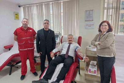 Emniyet Müdürü Aktaş’tan 23’üncü kan bağışı