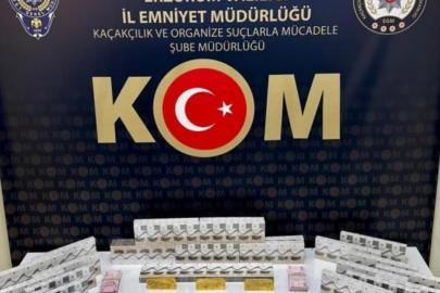Erzurum’da dev kaçakçılık operasyonu: 3 kilo altın ve  nakit ele geçirildi