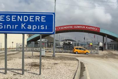Esendere Sınır kapısı bu bayram sessizlik yaşıyor