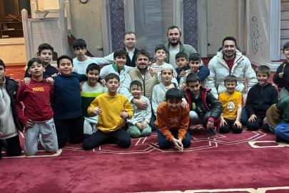 Eski ramazanlar cami avlusunda yaşatıldı