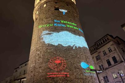 Galata Kulesi’nde "Dünya Su Günü" farkındalığı