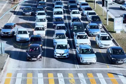 Gaziantep’te 10 günde 389 sürücüye hatalı şerit cezası