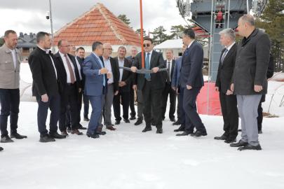 Gediz Murat Dağı Kayak Merkezi’nde inceleme