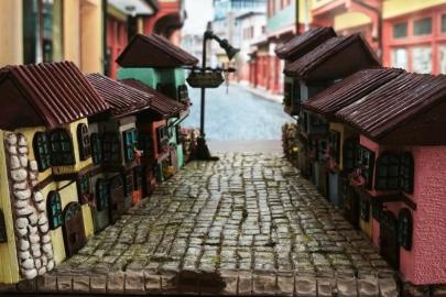 Geleneksel Akşehir evleri minyatür olarak üretiliyor