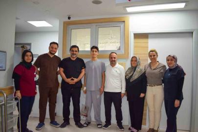 Genç futbolcuya hayat kurtaran müdahale