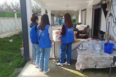 Gençlik merkezinden ailelere Ramazan desteği