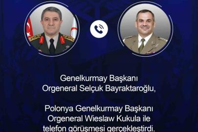 Genelkurmay Başkanı Bayraktaroğlu, Polonyalı mevkidaşı ile görüştü