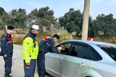 Germencik’te jandarma bayram boyunca sahadaydı