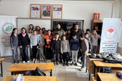 Gölbaşı’nda öğrencilere doğa koruma eğitimi verildi