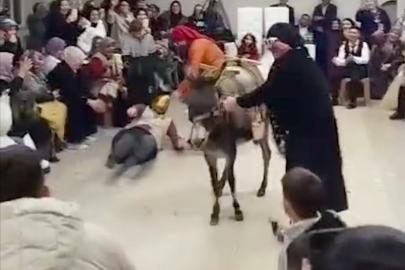 Gördes’te ilginç ‘damat eğlencesi’