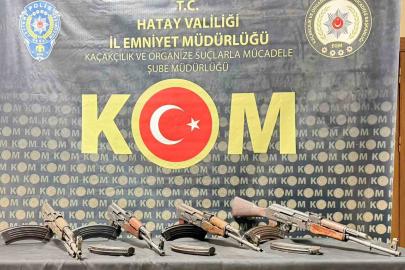 Hatay’da kalaşnikof kaçakçılığında: 4 kişi tutuklandı