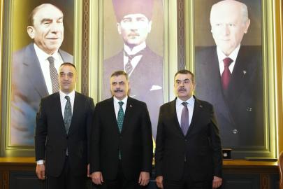İçişleri Bakanı Çiftçi ve Milli Eğitim Bakanı Tekin’den MHP’ye ziyaret