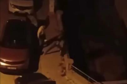 İki grup arasındaki yumruklu kavga kamerada