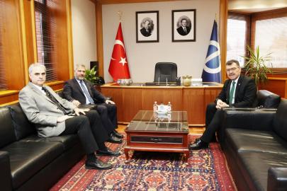 İTÜ Rektörü Mandal’dan Rektör Adıgüzel’e ziyaret