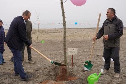 İznik’te fidanlar toprakla buluştu
