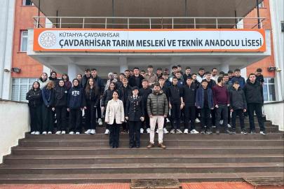 Jandarmadan öğrencilere tanıtım