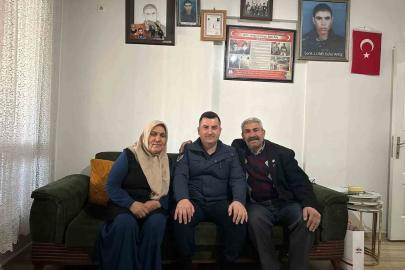 Jandarmadan şehit ve gazi ailelerine bayram ziyareti