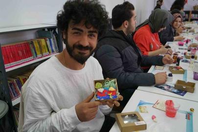 Kahramanmaraş’ta gençler Pusula Maraş’ın atölyesinde hem öğrendi hem üretti