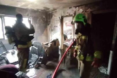 Kahramanmaraş’ta ikamet yangını