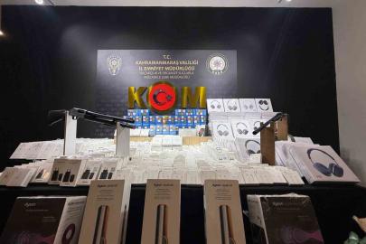 Kahramanmaraş’ta uyuşturucu ve kaçakçılık operasyonu: 1 tutuklama