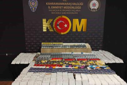 Kahramanmaraş’ta uyuşturucu ve kaçakçılık operasyonu: 2 tutuklama