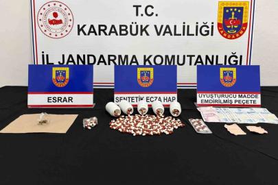 Karabük’te uyuşturucu operasyonunda 3 kişi gözaltı