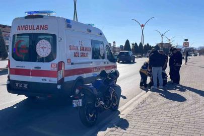 Karaman’da motokurye kazası: 1 yaralı