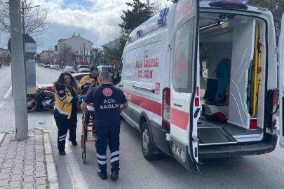 Karaman’da otomobil motosikletle çarpıştı: 1 yaralı