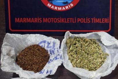 Kavga ihbarına giden polis torbalarca uyuşturucu yakaladı