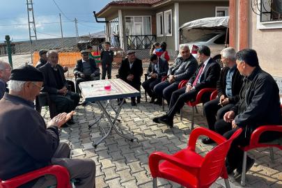 Kaymakam Aslan, köy evlerine yerleşen vatandaşları ziyaret etti