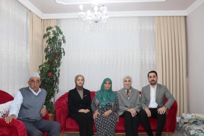 Kaymakam Duman, Tercan’da şehit ailesinin iftar sofrasına konuk oldu