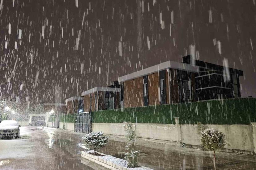 Kayseri’de kar yağışı