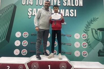 Kayserili sporcu Türkiye üçüncüsü oldu