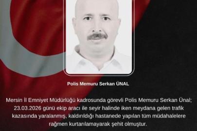 Kaza geçiren polis memuru şehit oldu