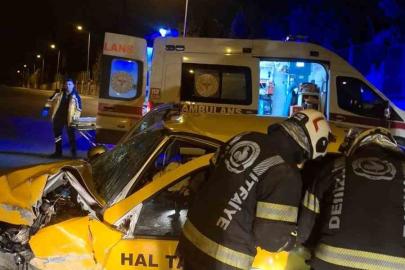 Kazada ağır yaralanan taksi şoföründen acı haber geldi