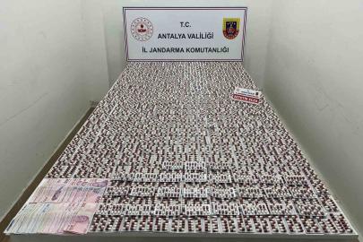 Kepez’de 15 bin adet uyuşturucu hap ele geçirildi