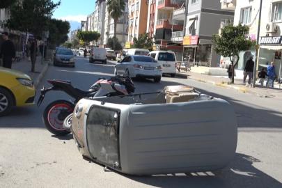 Kepez’de motosikletler çarpıştı: 1 yaralı