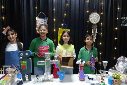 Kilis’te "Atıktan Sanata" sergisi: Öğrenciler atıkları sanata dönüştürdü