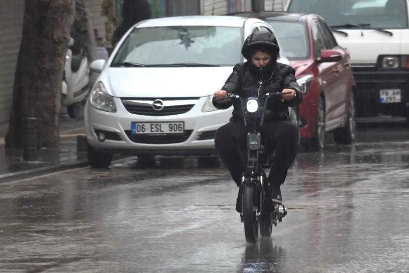 Kilis’te yağış etkili oluyor