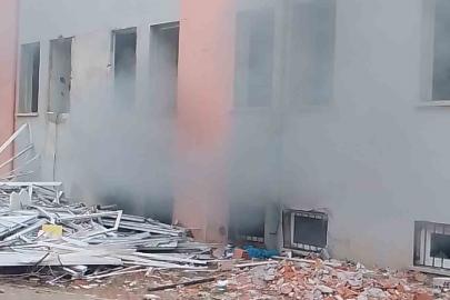 Kırıkkale’de eski kamu binasında yangın