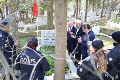 Kırklareli’nde şehit polis İbrahim Çınar kabri başında anıldı
