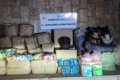 Kırşehir’de 2 milyonluk faturasız ürün ele geçirildi