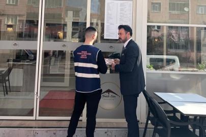 Kırşehir’de 20’nin üzerinde firmaya etiket cezası